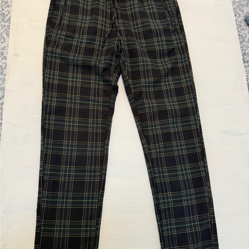 Men's Black and Green Plaid Pants Ralph Lauren old money vibes a